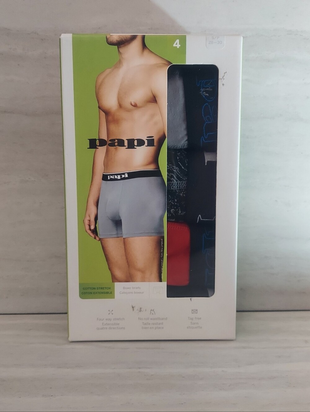 Papi Desinger Boxer Briefs Size: Small